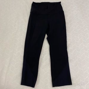 Lululemon 19” Legging with Laser Cut Detailing